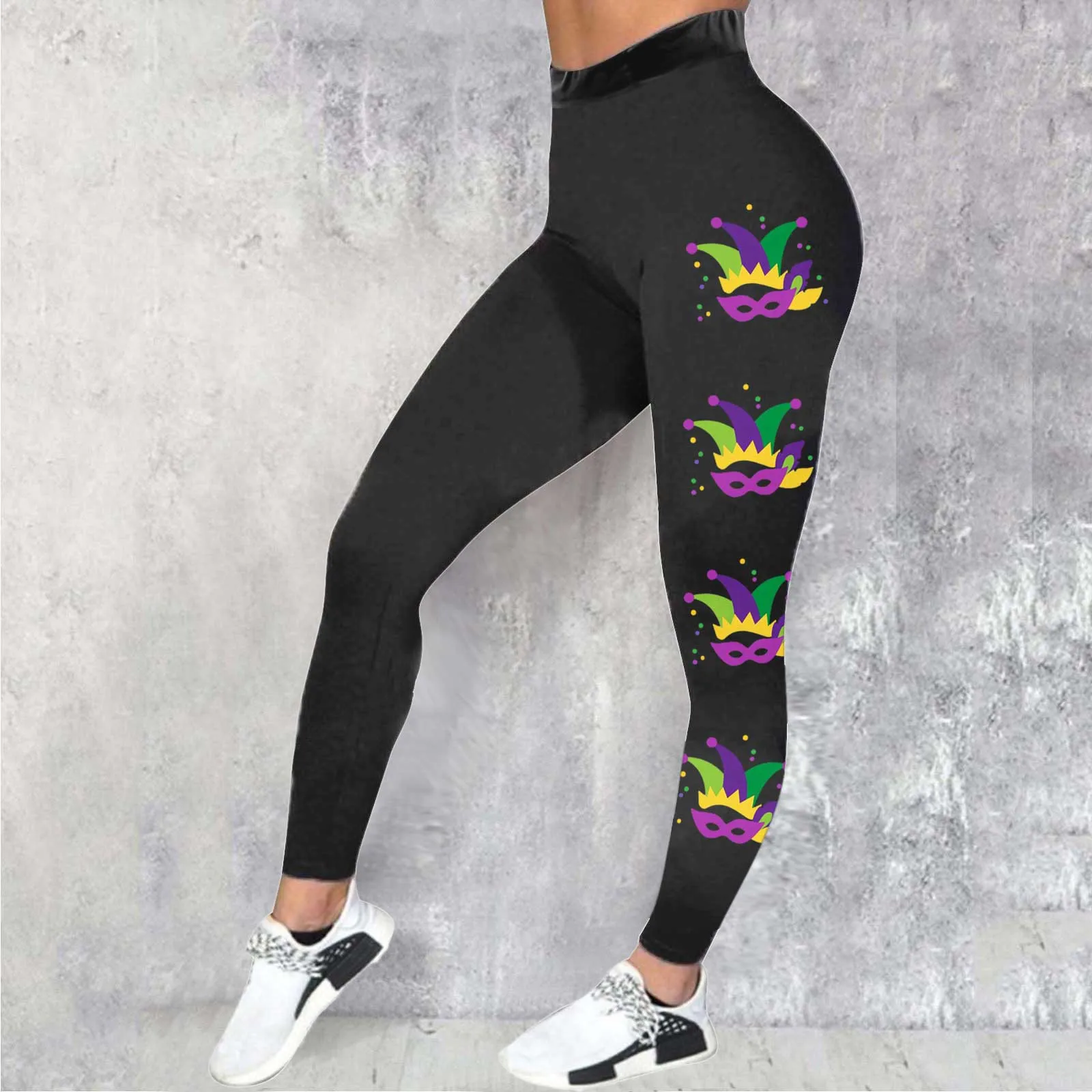Women Casual Sports Yoga Pants Colorful Printed Fashion Leggings