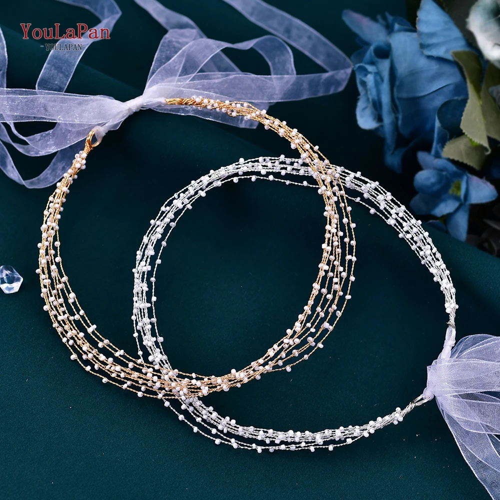 YouLaPan Beaded Bridal Wedding Belts Elegant Bridesmaids Waist Accessories Woman Party Dress Pearls Sash Belts SH28 1