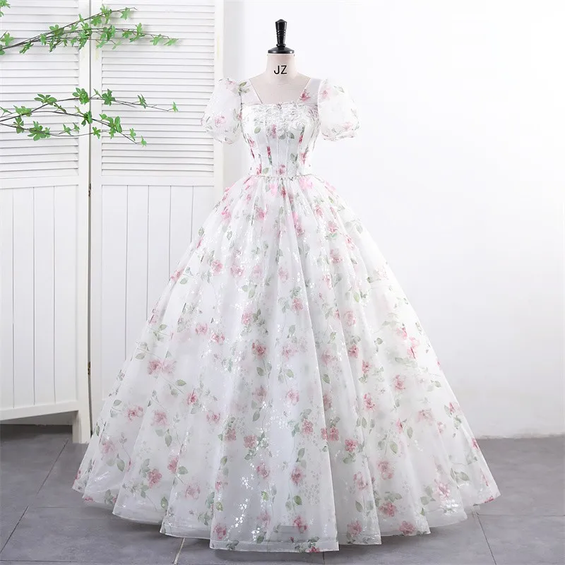 Ashley Gloria Sweet Vestidos Flower Party Dress Quinceanera Dresses Ball Gown Classic Prom Formal Birthday Robe De Bal 2024 New 1