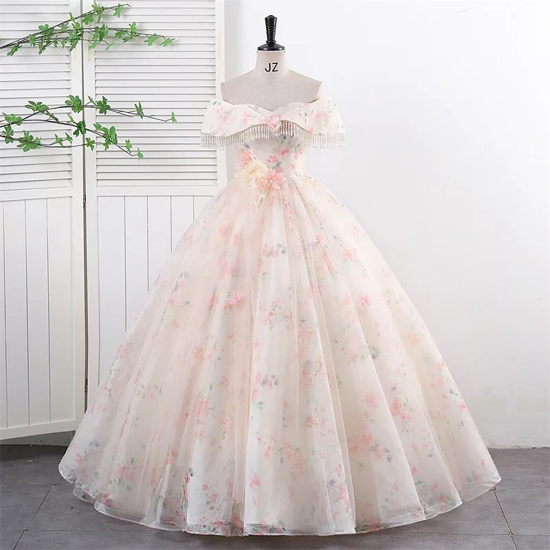 Ashley Gloria Off Shoulder Sweet Quinceanera Dresses Classic Prom Dress Birthday Party Formal Ball Gown Vestidos Robe De Bal 1