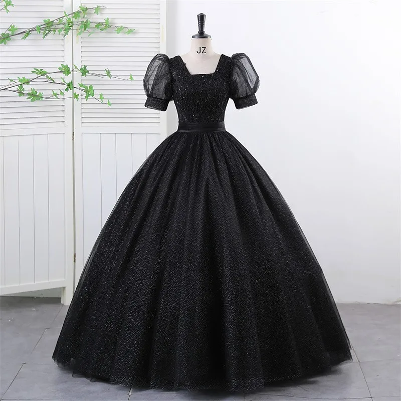 Ashley Gloria Quinceanera Dresses Puff Sleeve Prom Dress Birthday Party Formal Ball Gown Plus Size Vestidos Robe De Bal 1