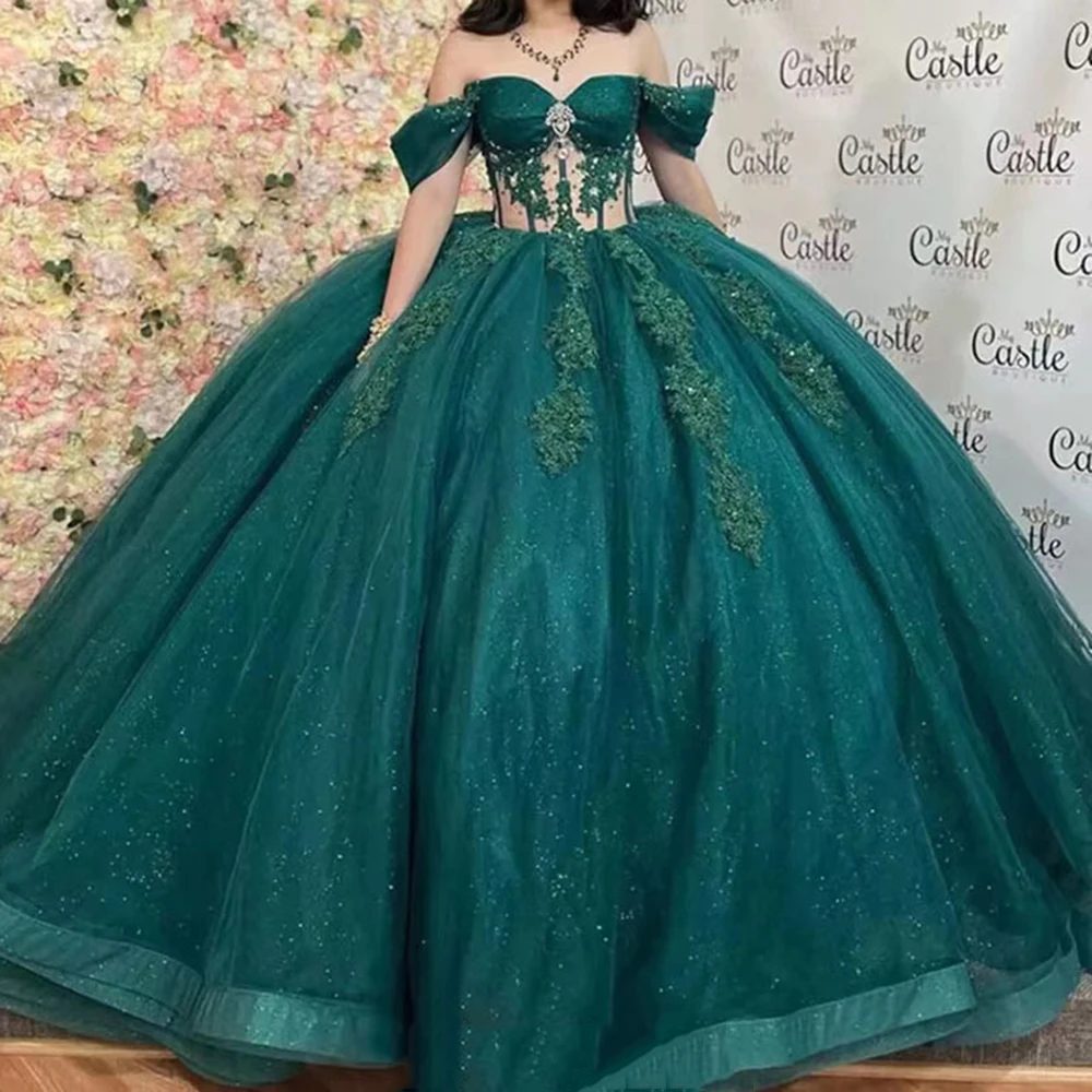 GUXQD Elegant Ball Gown Quinceanera Dresses Appliques Off Shoulder Prom Birthday Party Gowns Formal Vestido De Anos 15 1